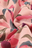 Women's Pink Ruffle Tiered Maxi Dress