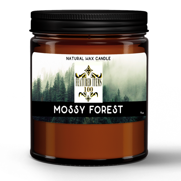 Natural Wax Candle MOSSY FOREST