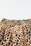 Women's High Waist Leopard - Wide Leg Pants