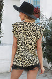 Women's Black Ruffled Top