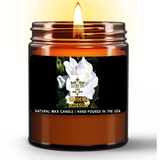 Natural Wax Candle - GARDENIA BLOSSOM